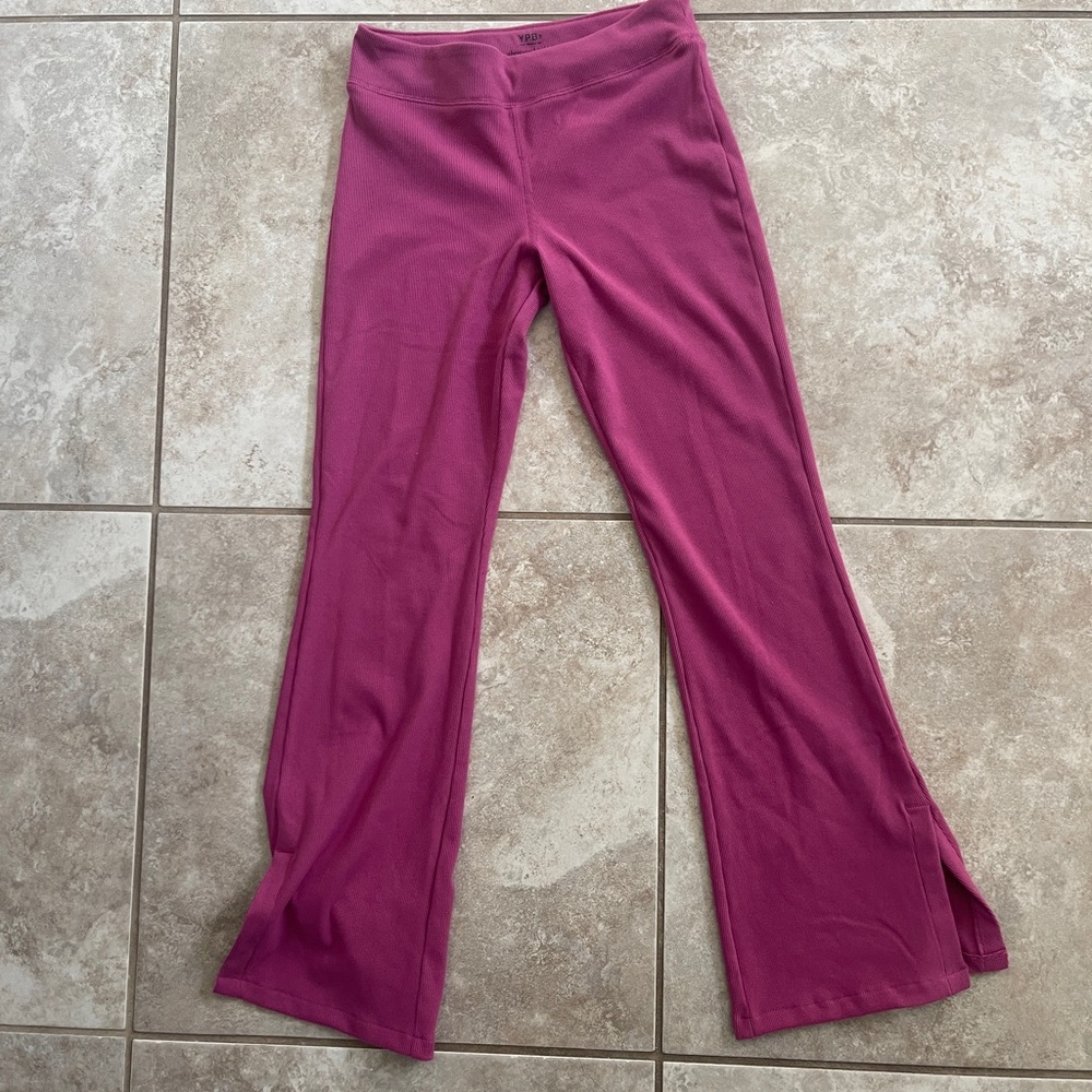 Abercrombie Kids Pink Flared Leggings
